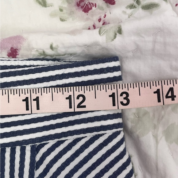 BCBG MaxAzria— size XS striped white and blue shorts - Picture 3 of 3